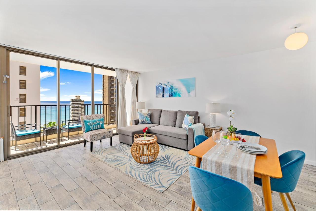 1Br With Great Ocean Views, 1 Block To Waikiki Beach Honolulu Luaran gambar