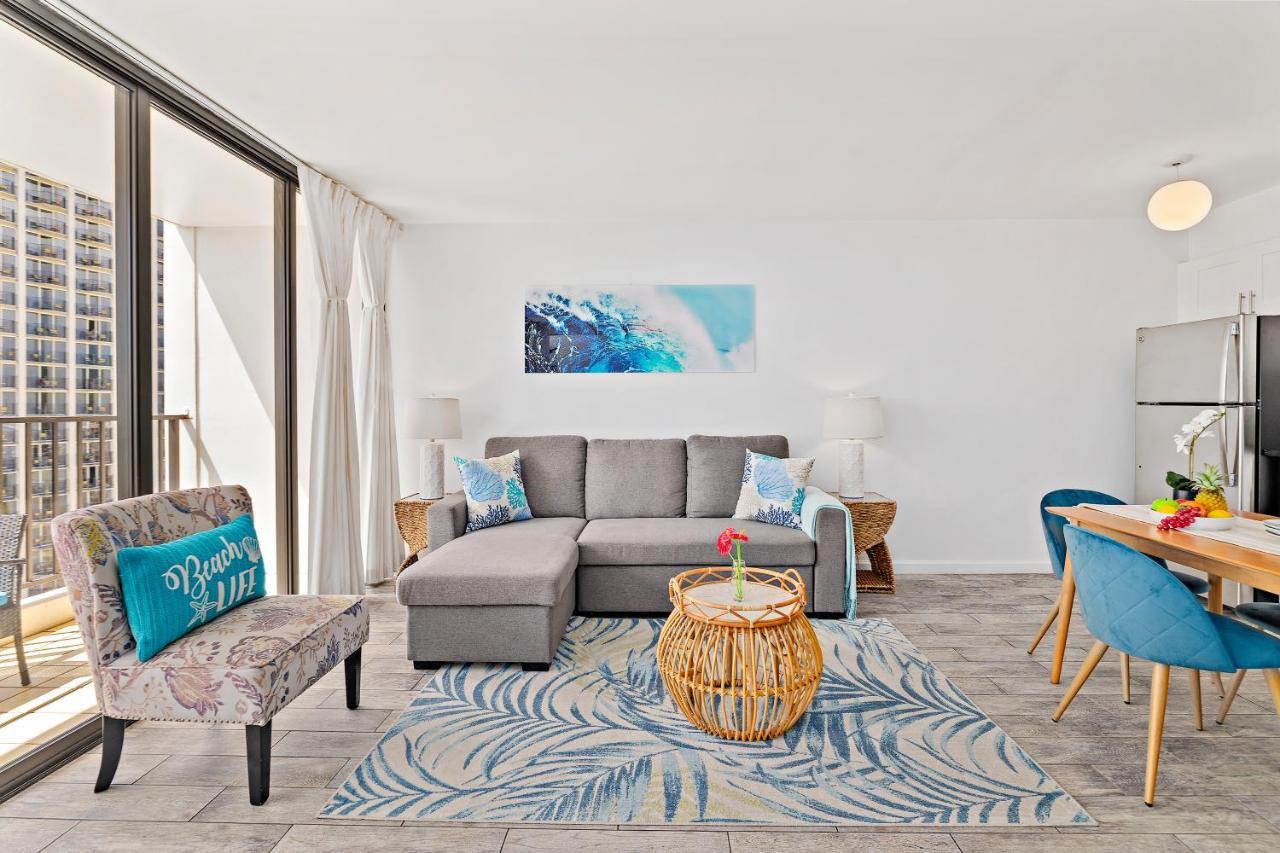1Br With Great Ocean Views, 1 Block To Waikiki Beach Honolulu Luaran gambar