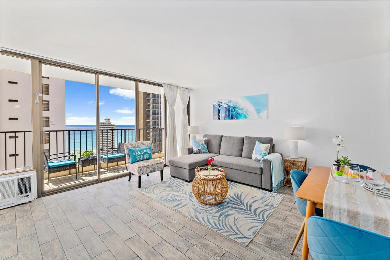 1Br With Great Ocean Views, 1 Block To Waikiki Beach Honolulu Luaran gambar