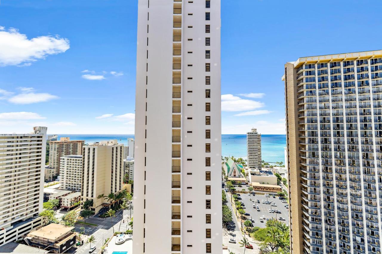 1Br With Great Ocean Views, 1 Block To Waikiki Beach Honolulu Luaran gambar